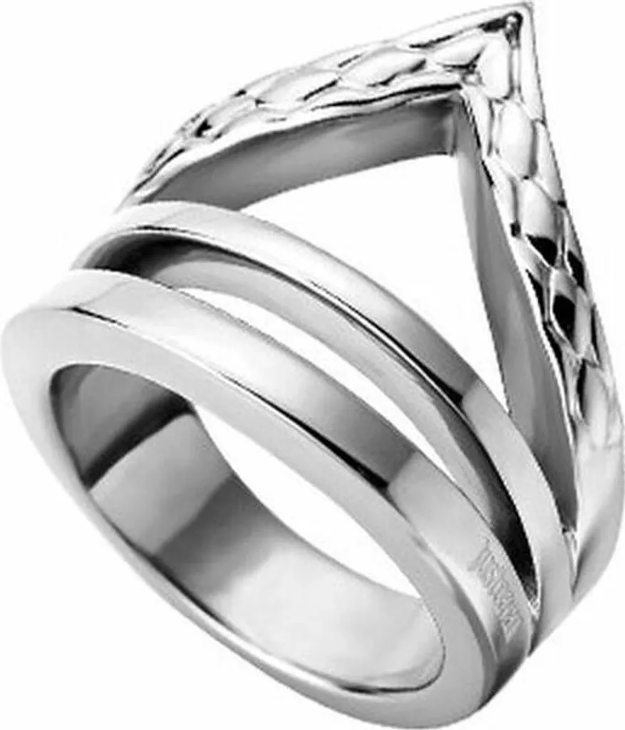 Just Cavalli Anello JCRG00110107 Misura 7 - Eleganza Maschile