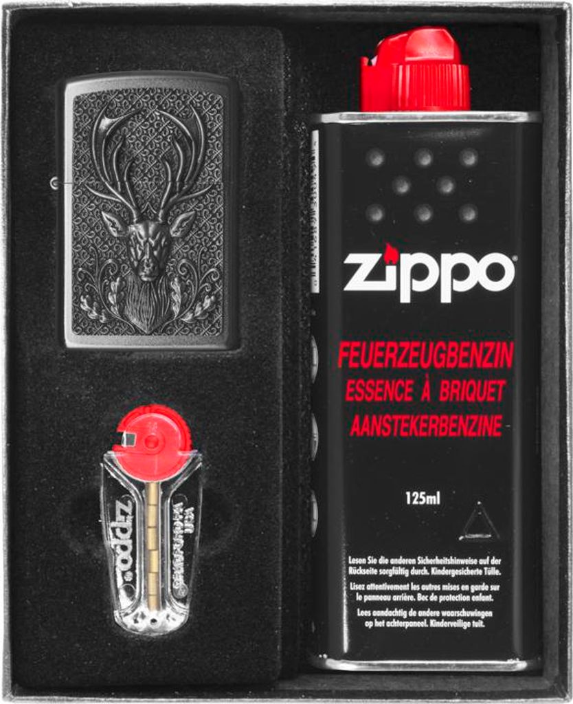 ZIPPO DEER Feuerzeug Geschenkset Nr. 1