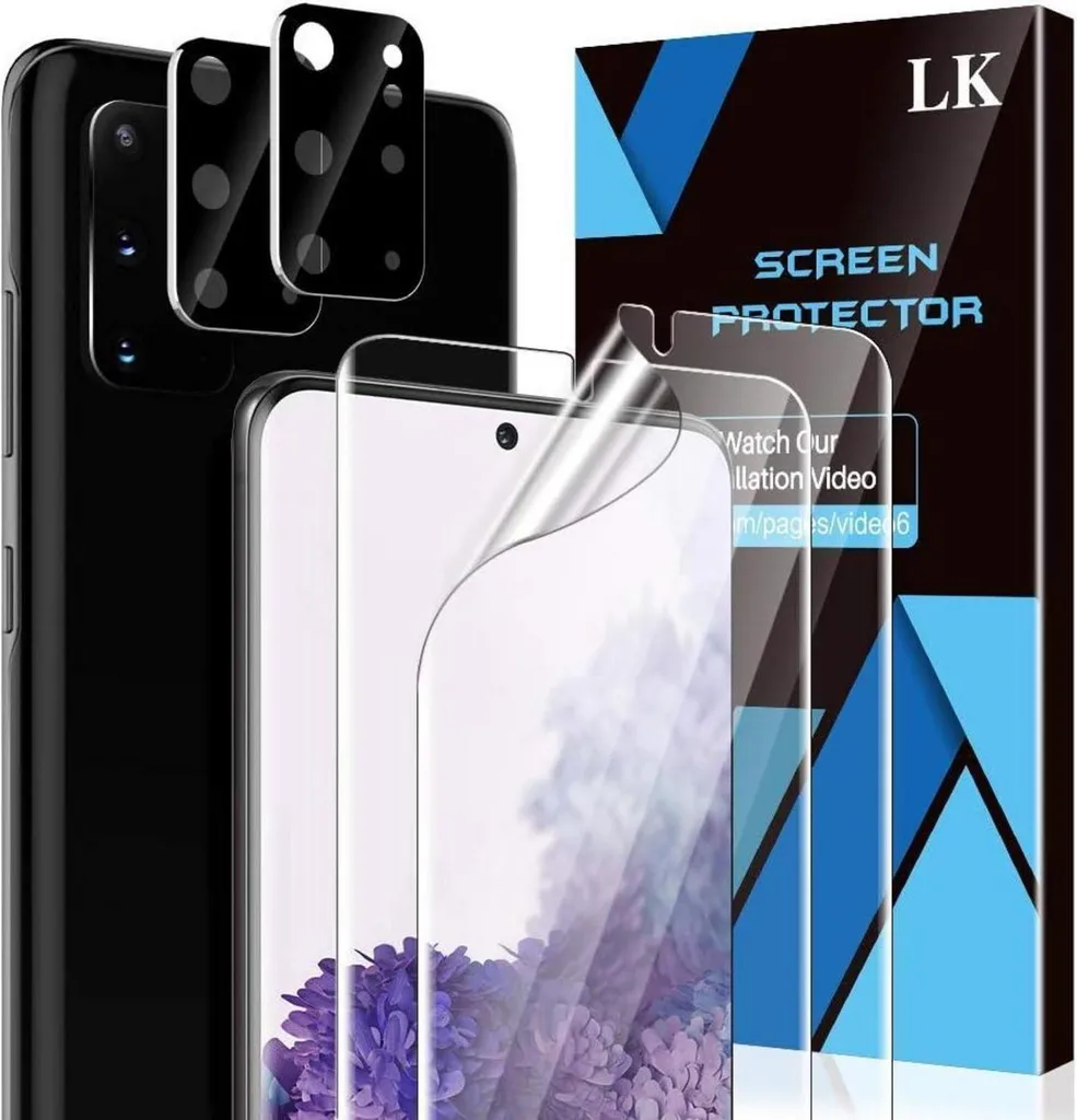 Set 4 Screen Protector Galaxy S20+ Plus 6.7" Antigraffio Trasparente