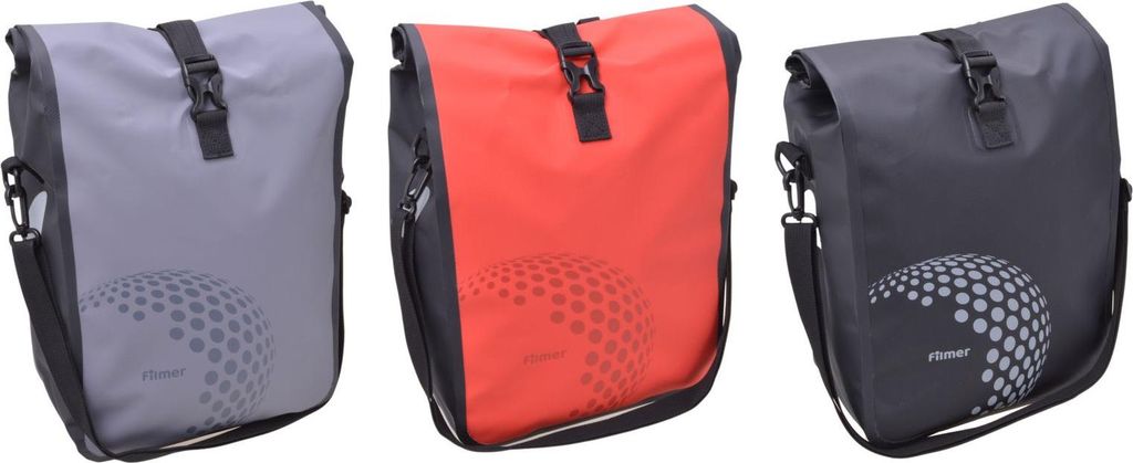 Filmer Gepäckträger-Fahrradtasche wasserdicht Einkaufstasche Gepäckträgertasche