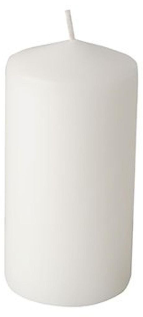 PAPSTAR sviečka, stĺpiková, Ø: 6 cm, D: 11,5 cm, biela, Obrázok produktu 