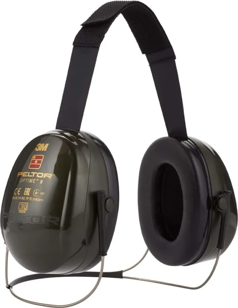 Casque antibruit chantier et industrie 3M Peltor Optime II 31 dB H520B
