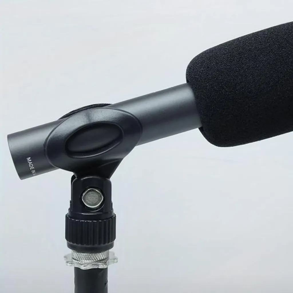 keepdrum MSA023 Morsetto Microfono 22-24mm - Set 2 Pezzi per Aste e Boom - 4