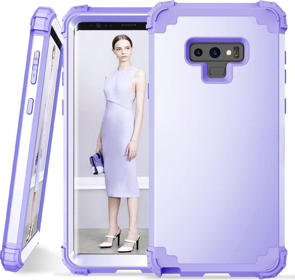 Galaxy Note 9 Hülle, LaimTop Heavy Duty 3 in 1 Hybrid Hart Produktbild 
