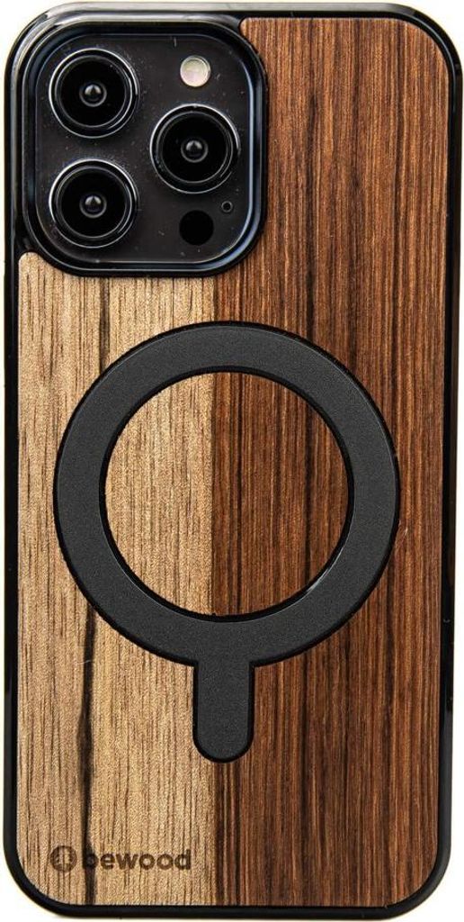 Bewood Holzhülle für iPhone 15 Pro Max MANGO mit MagSafe