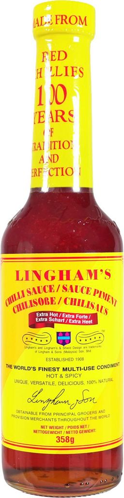 Lingham ́s Chillisauce extra Hot 358g