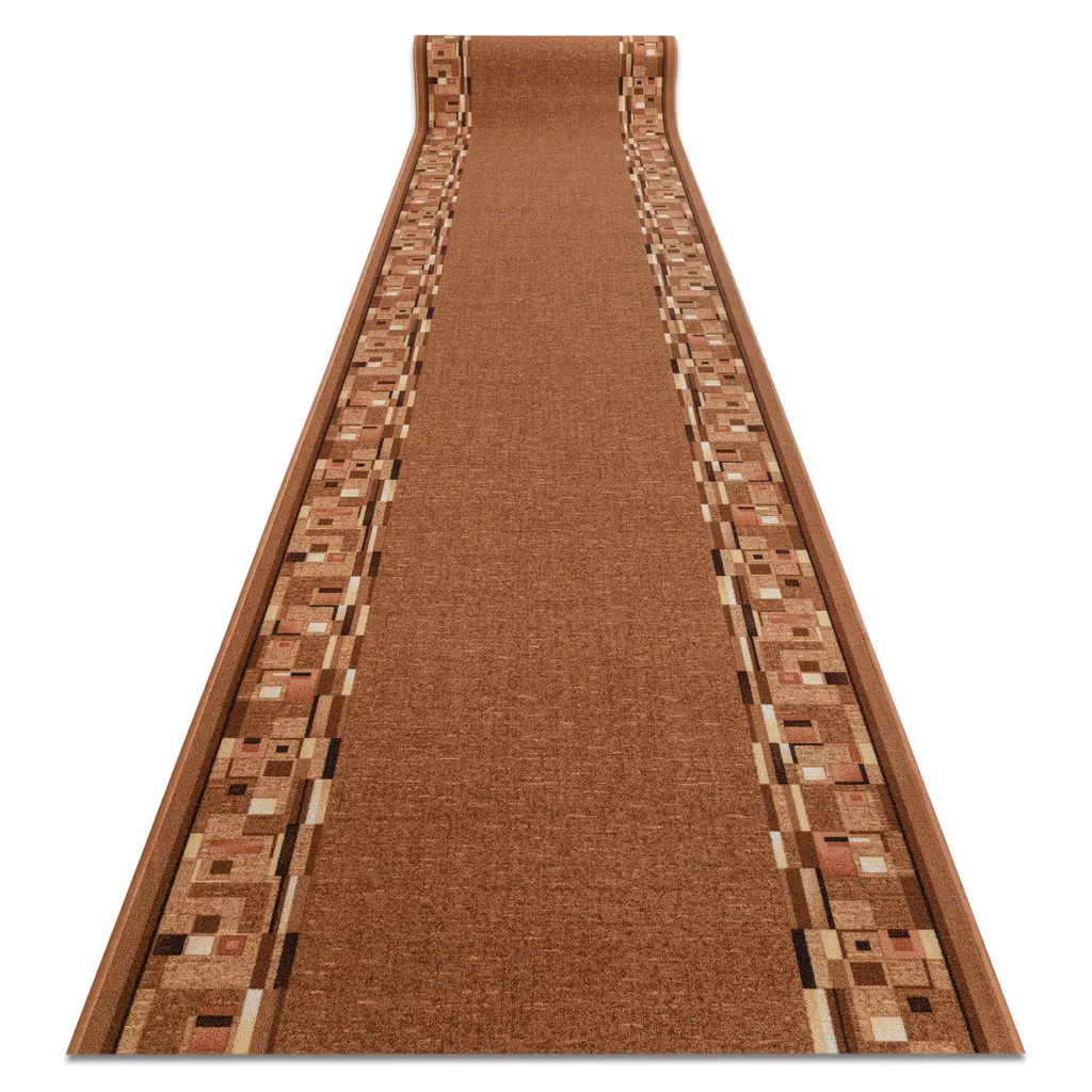 Tapis BOMBAY 67x350 cm beige foncé : la solution anti-glisse couloir