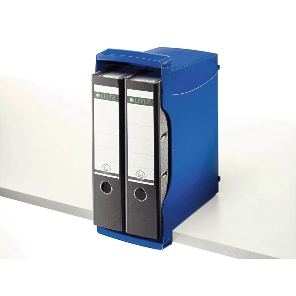 Classeur suspendu Leitz Plus 1908 en polystyrène bleu format A4 paysage - 6