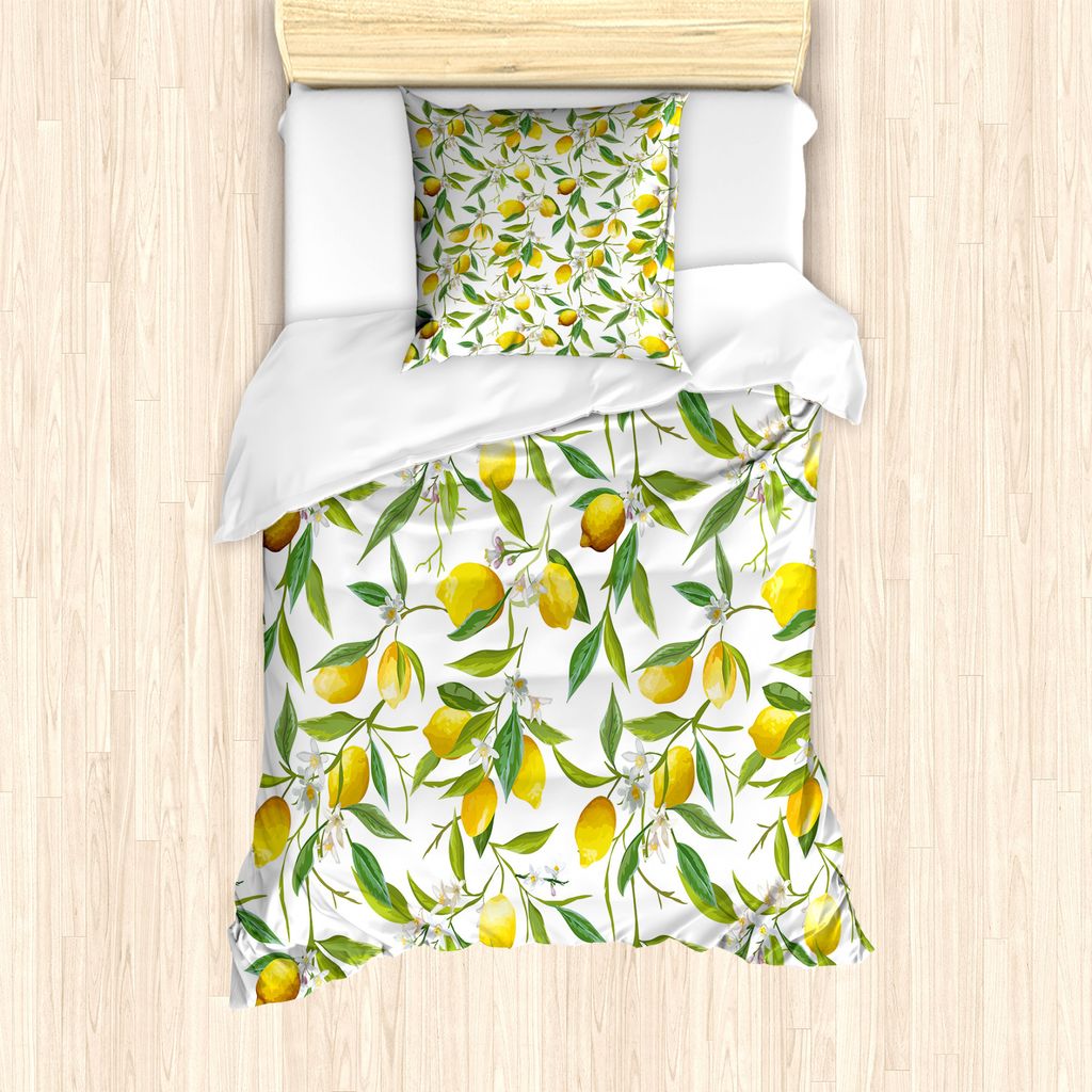 ABAKUHAUS Natur Mantele, Lemon Woody Romantic, Milbensicher Produktbild 
