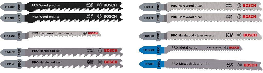 PRO Wood and Metal zaagbladset voor reciprozaag, type T 144 Productafbeelding 
