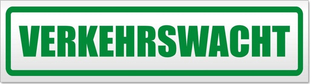 Verkehrswacht Magnetschild Schild magnetisch