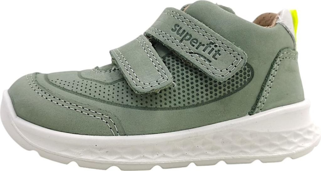 Superfit Breeze Kinderschuhe Kleinkinder Lauflern Halbschuhe Grün, Schuhgröße:26 EU