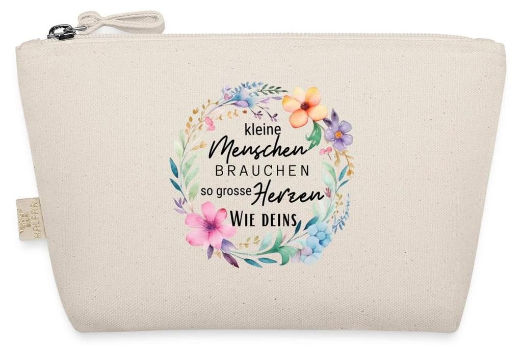 Spreadshirt Erzieherin Lehrerin Große Herzen Wie Deins Abschied Geschenk Täschchen, One size, Natur