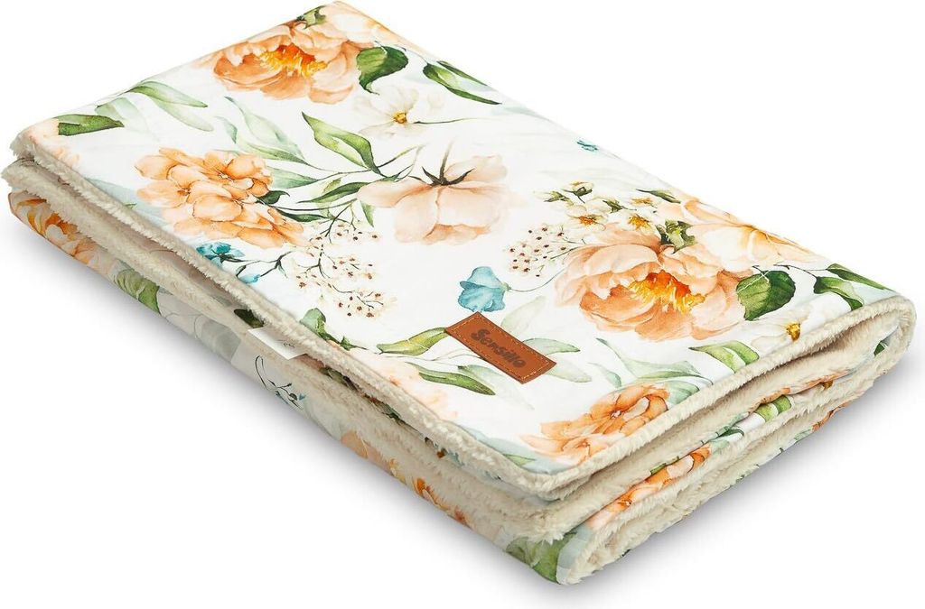 SENSILLO - Warme Kuscheldecke Baby Neugeborenen 80x100cm - Produktbild 
