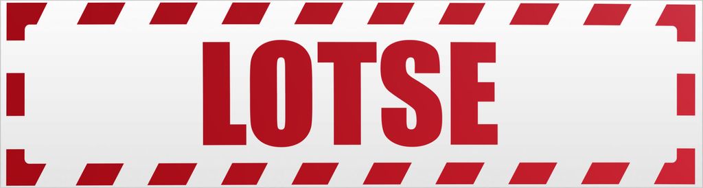 Kiwistar Lotse gestreift Magnetschild Schild magnetisch - 45cm Rot - reflektierend - Magnetfolie für Auto PKW Kfz