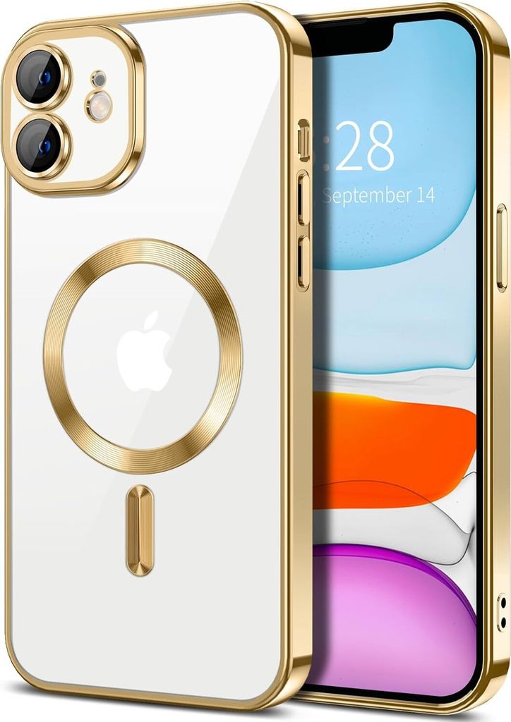 Coque transparente magnétique pour iPhone 11, compatible Image du produit 