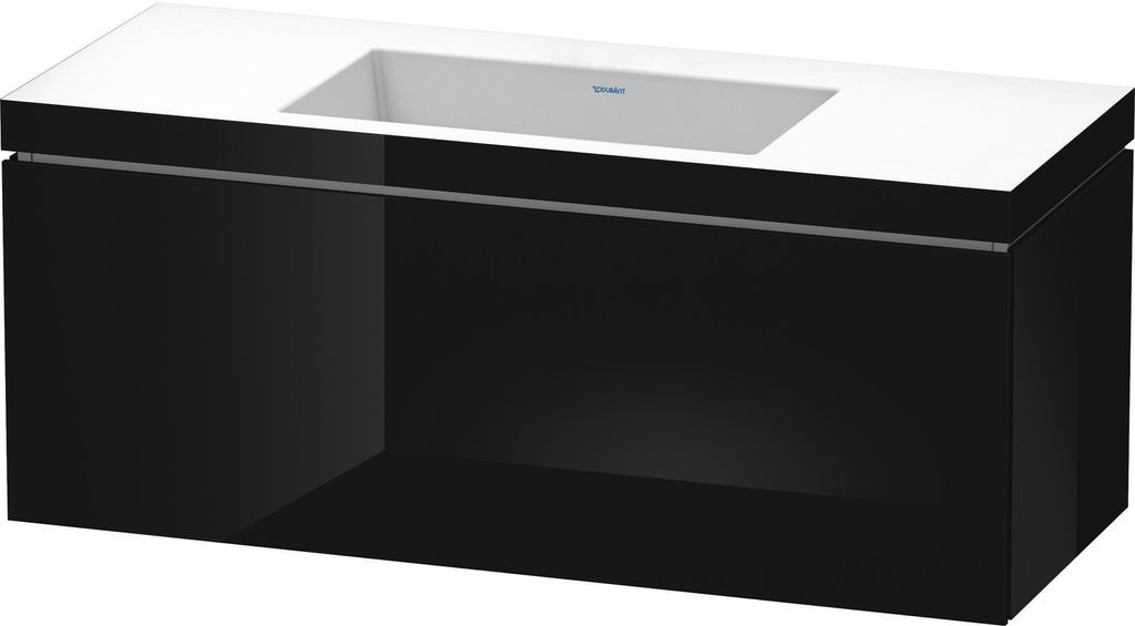 Duravit Duravit Waschtischunterbau L-CUBE WT Vero Air 500x1200x480mm o HL sw hgl