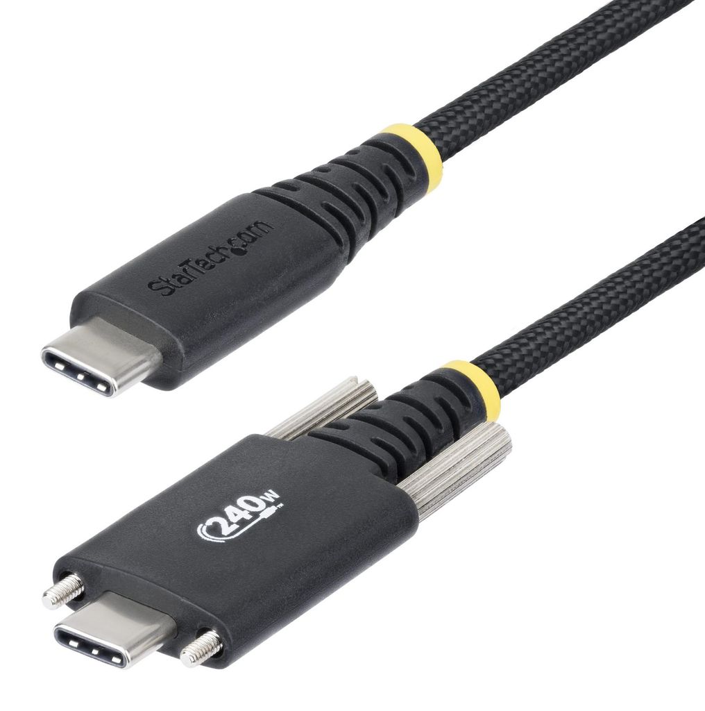 StarTech.com USB-C Ladekabel 3m 240W PD EPR mit Schraubverriegelung