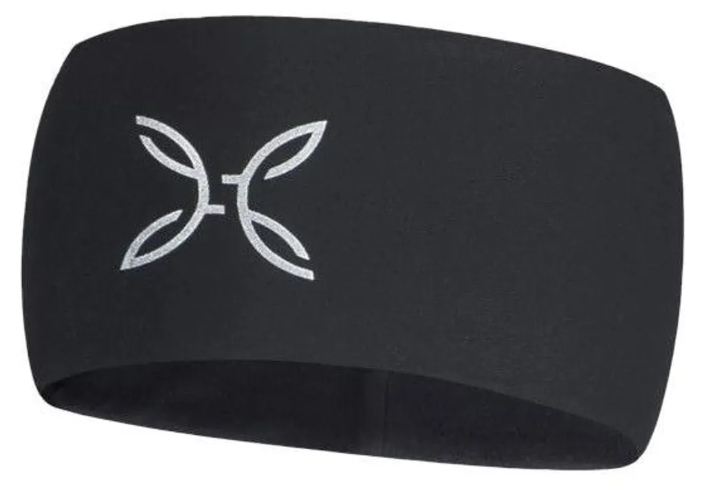 Bandeau Montura Broken Light Band Noir M en Tissu Stretch et Séchage Rapide