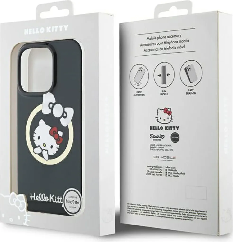 Coque Hello Kitty IML Fun Bow MagSafe iPhone 16 Pro Noire - 8