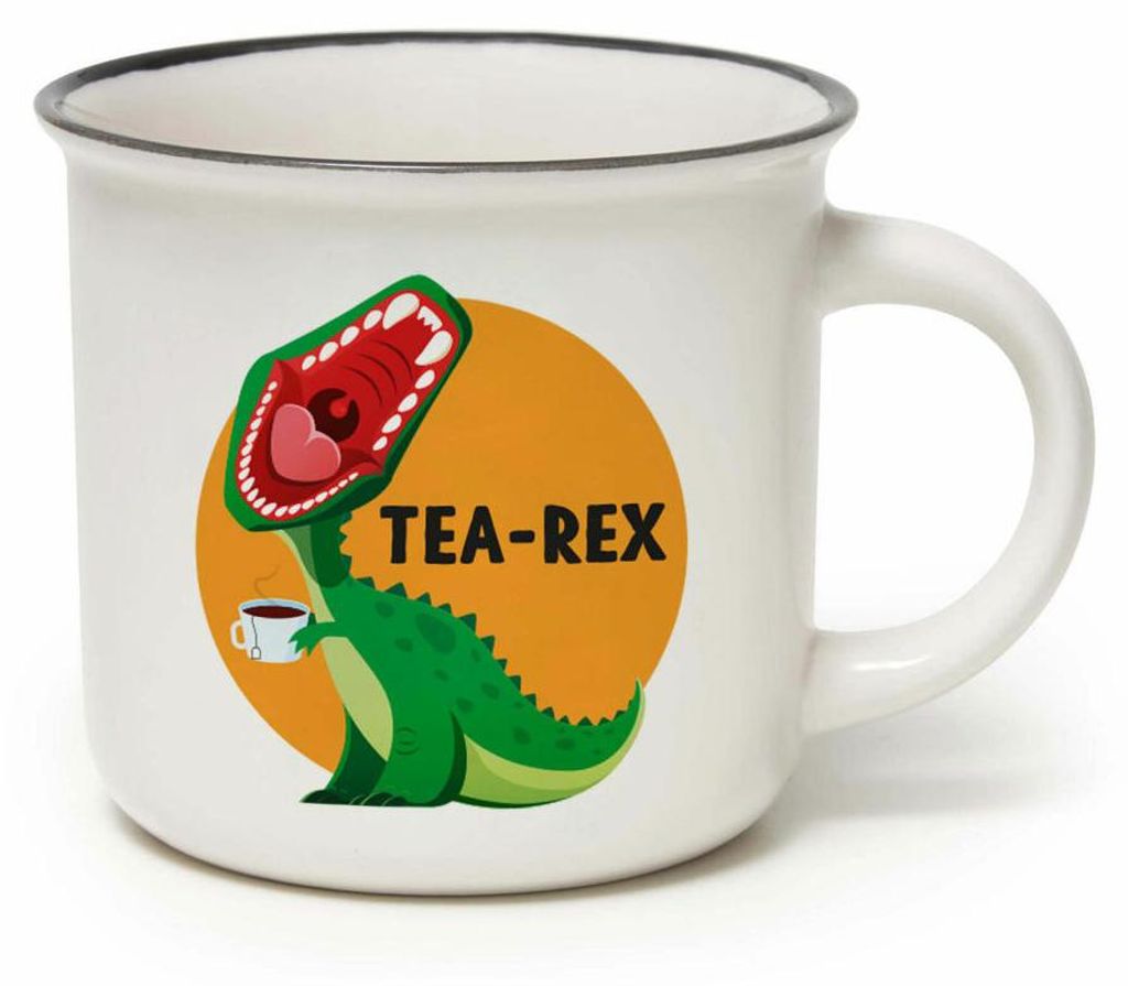 Legami Cup-Puccino Mug Dino, Kaffeetasse, Tasse, Becher, New Bone China, 350 ml, CUP0021