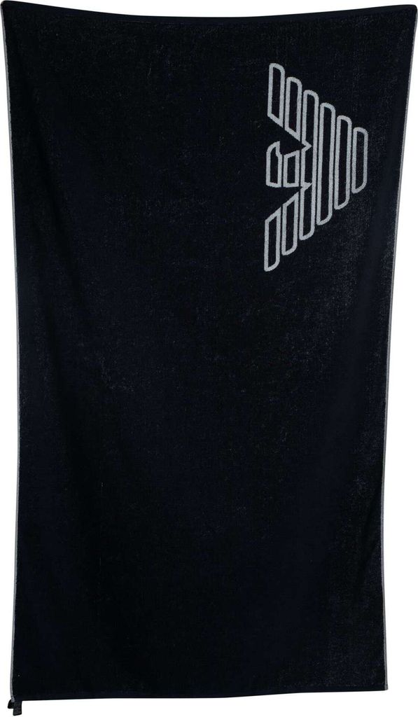 EMPORIO ARMANI Strandtuch für Pool oder Spa, aus reinem Baumwollfrottee mit Logo, 170 x 100 cm, Art. EX000019 AF12331, UNICA - ONE SIZE, Cotone 100%