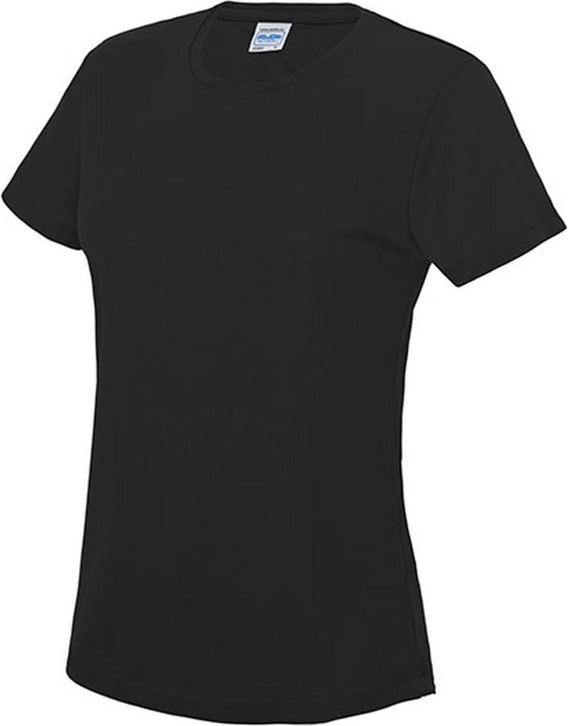Just Cool JC005 | Girlie Cool Sport T-Shirt + WRAP - Farbe: Jet Black - Größe: L