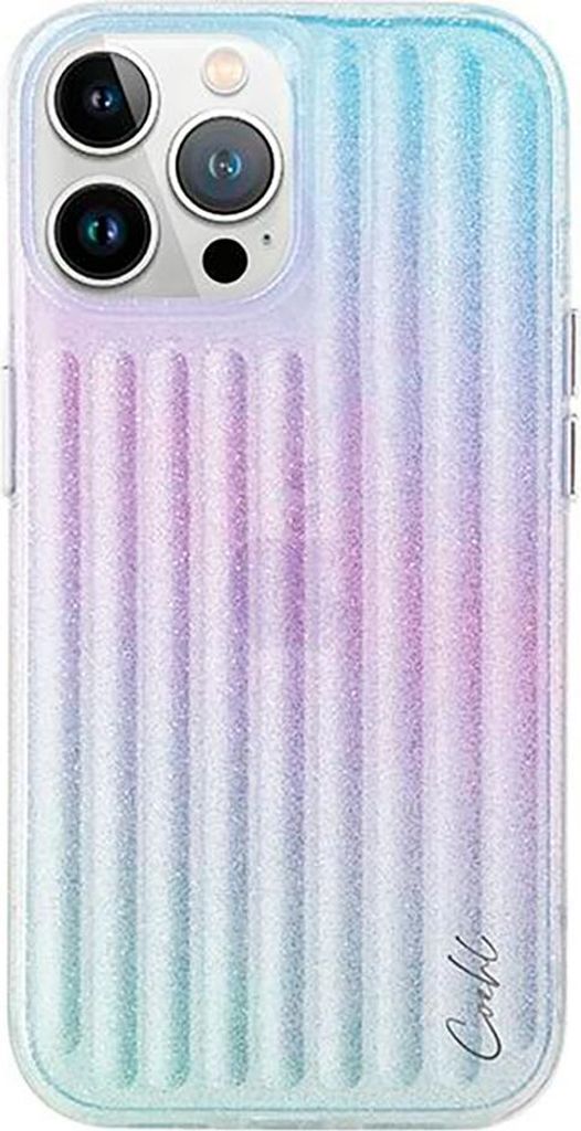 Uniq Coehl Linear Fall fr Iphone 15 Pro - Rosa/Blau