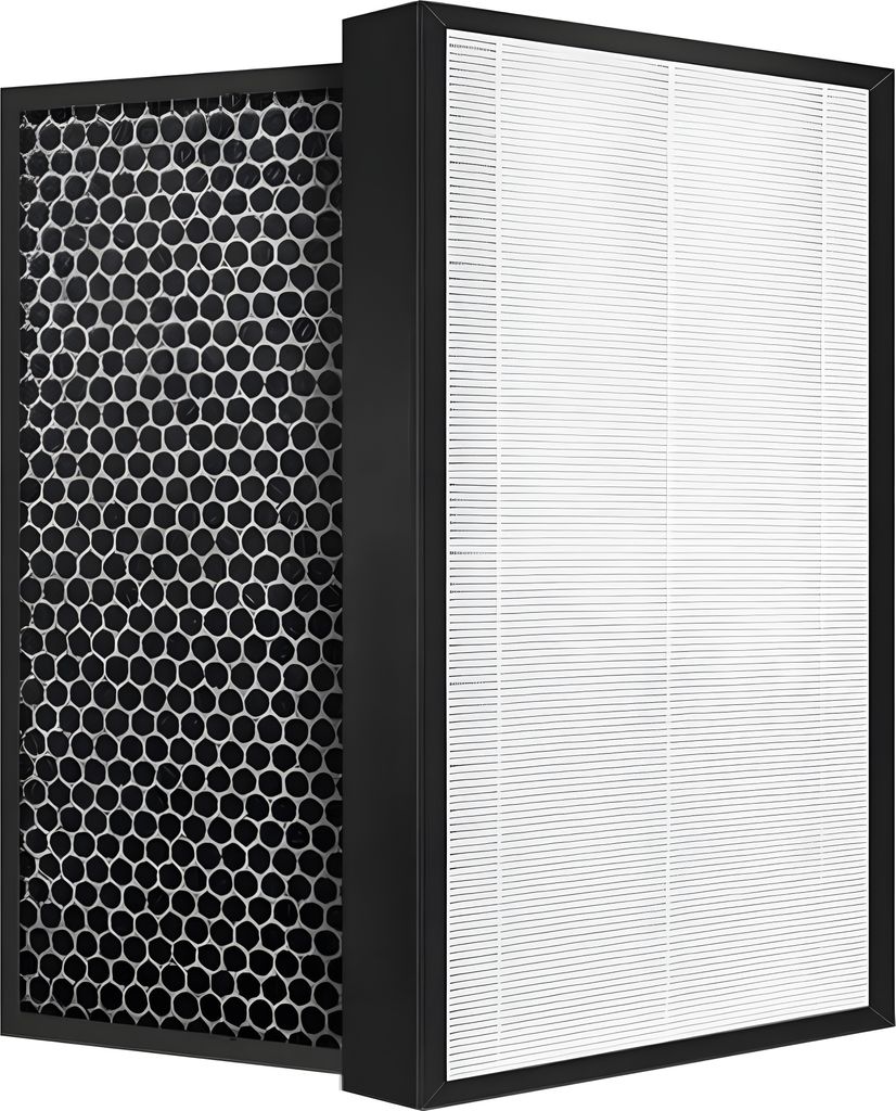 HEPA- und Kohlefilter-Set geeignet für Philips FY3433 FY3432 - AC4550, AC4558, AC3259 Luftreiniger