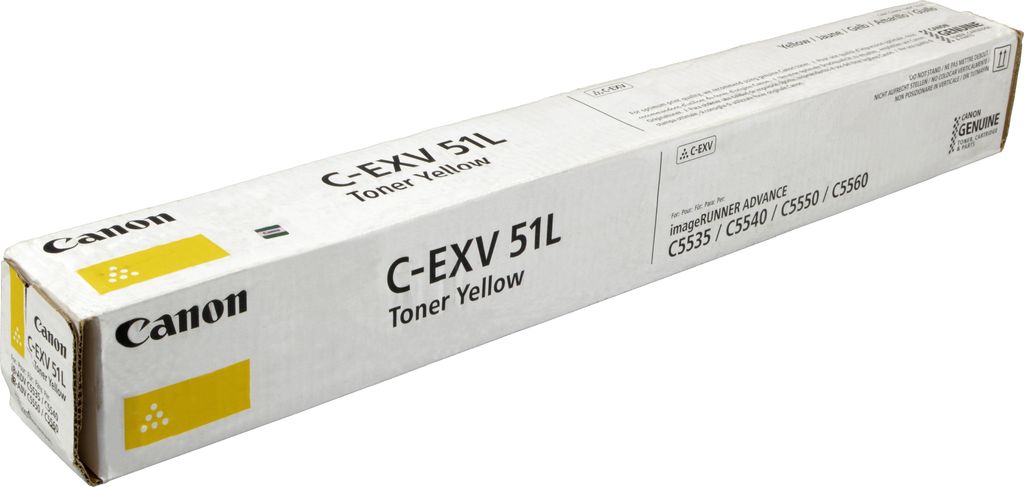 Canon C-EXV51, 26000 Seiten, Gelb Produktbild 
