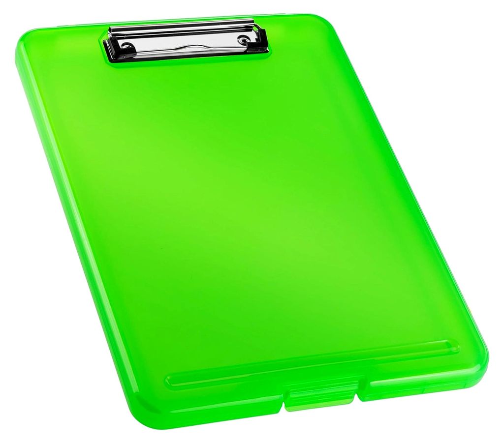 Klemmbrett DIN A4, grün transluzent, Clipboard, Zeichenbrett