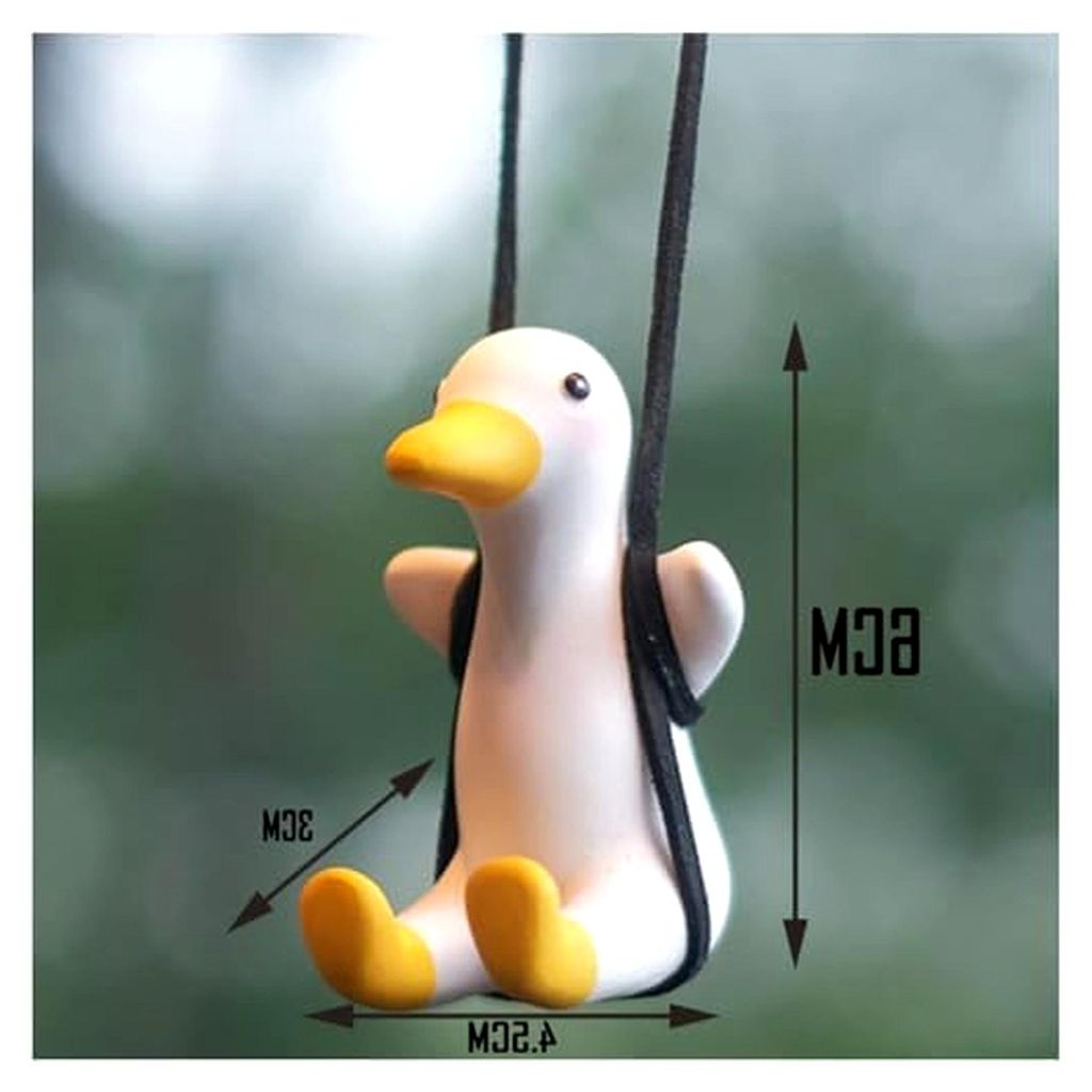 Schwingende Ente Auto Hängend Ornament,Süße Swinging Duck Car Hanging Ornament Hängendes Ornament Lustige Geschenke Swinging Duck Auto Anhänge...