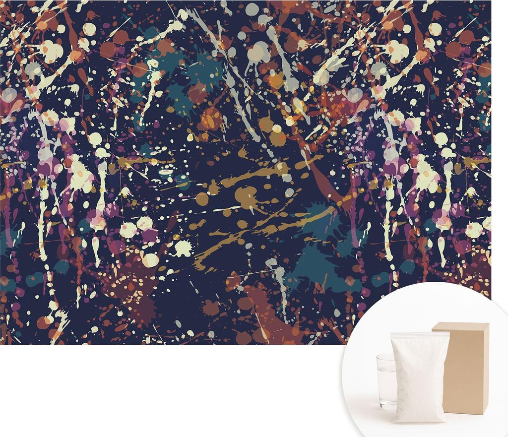Fototapete - Wandbilder für Wohnzimmer - 208x146 cm - Dekorative Wandfolie - Modernes Design für Wanddekoration - Tapeten für Innenräume - Farb...