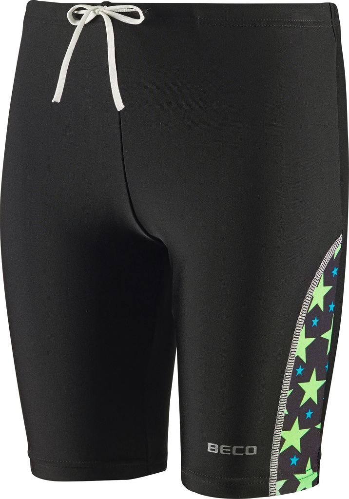 BECO Jungen Badehose Jammer shorts Schwimmhose grün/schwarz Größe 140
