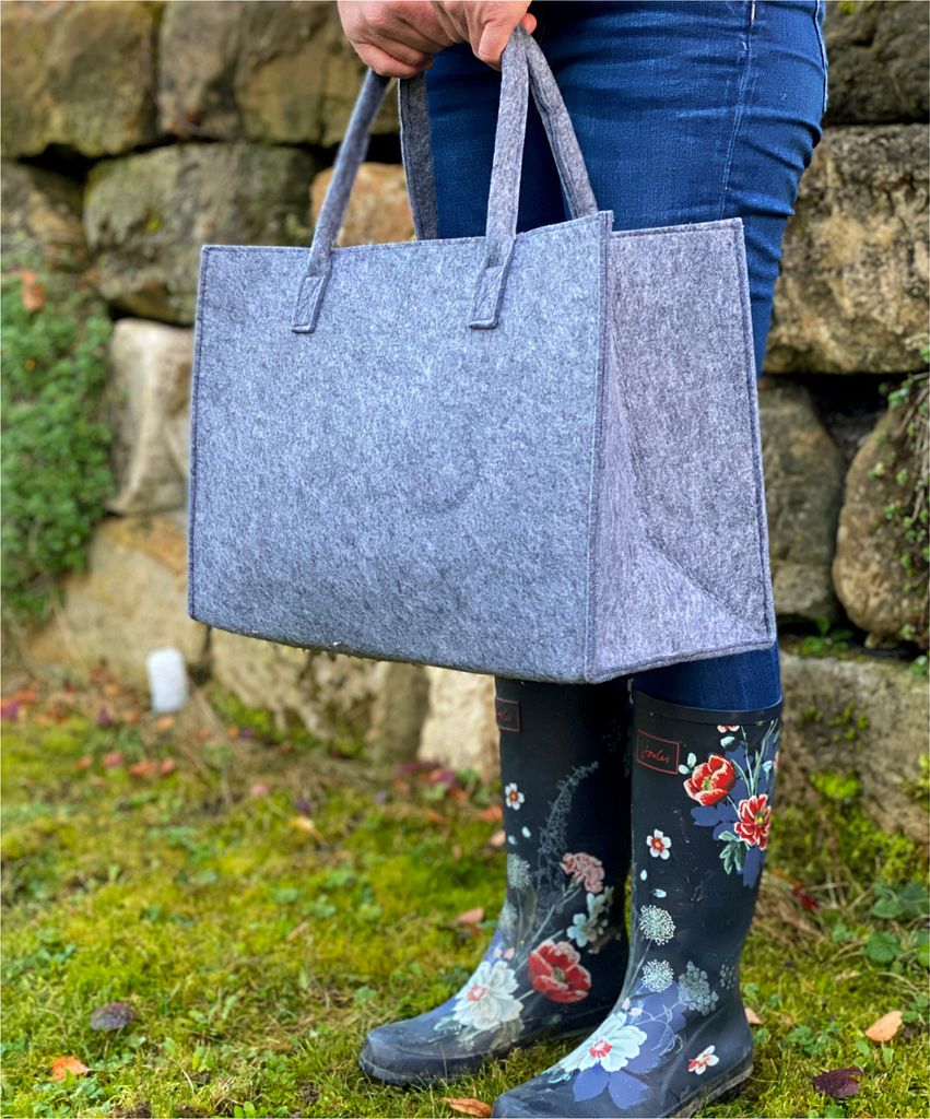 Tasche Mit Filz Heimtexland ® Allzweck Filztasche Shopper