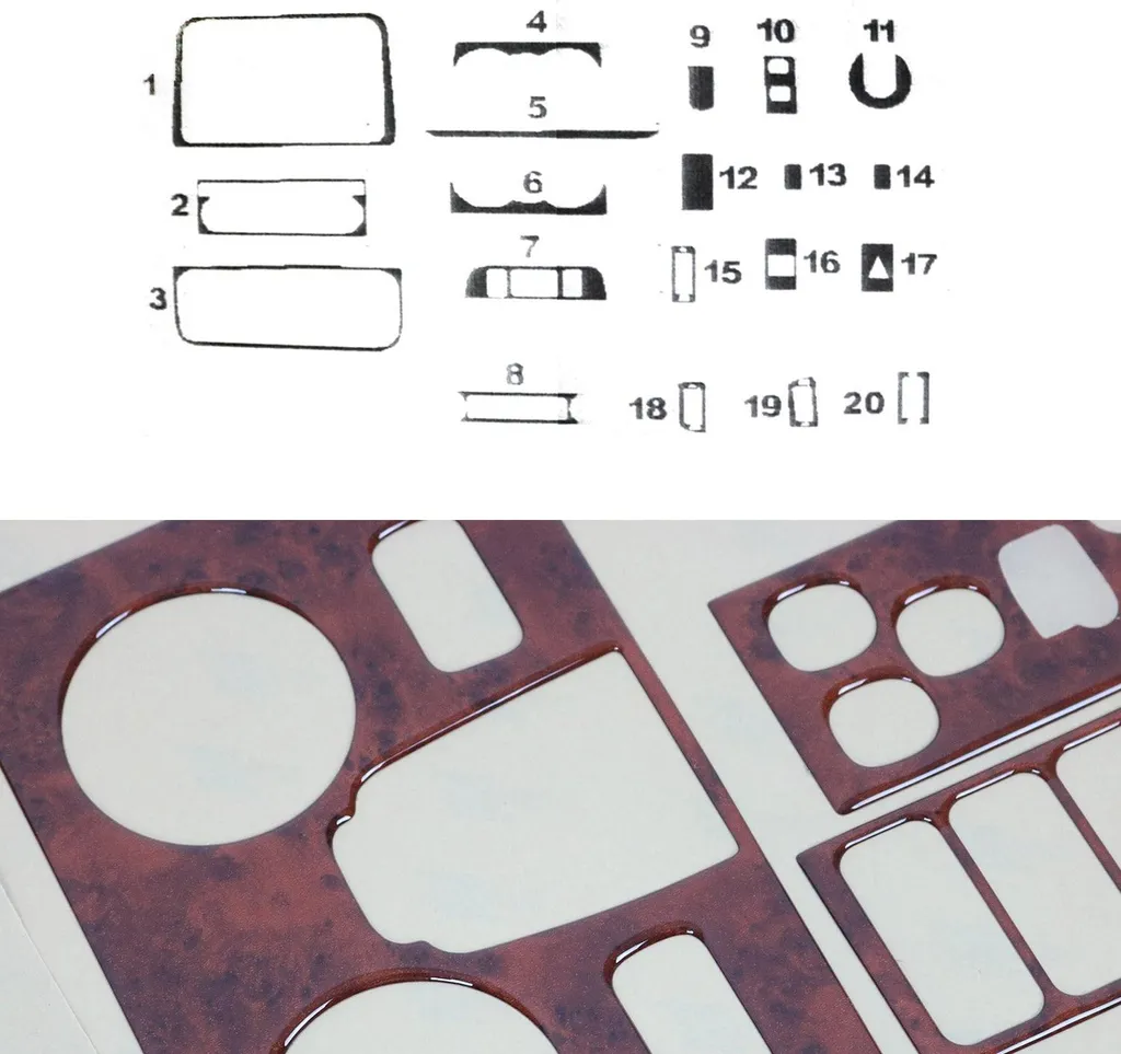 Kit 20 Pezzi Radica per Skoda Roomster 2006-2015 - Ricambio Estetico