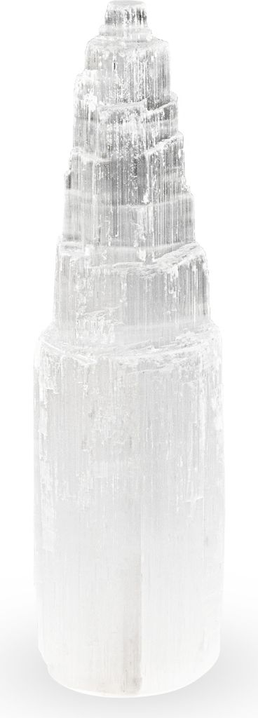 NKlaus Natürliche Selenit Kristall Turm 20cm Meditation Produktbild 