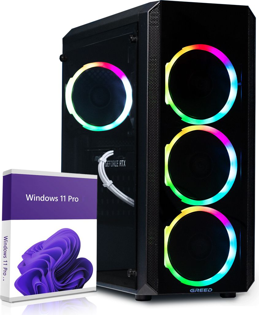 Greed® MK2 - High End Gaming PC - Intel i7 12700F - Nvidia Produktbild 