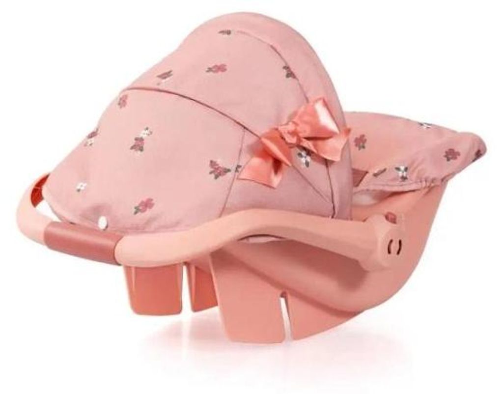 Seggiolino auto per bambole con tettuccio rosa - Bayer Immagine del prodotto 