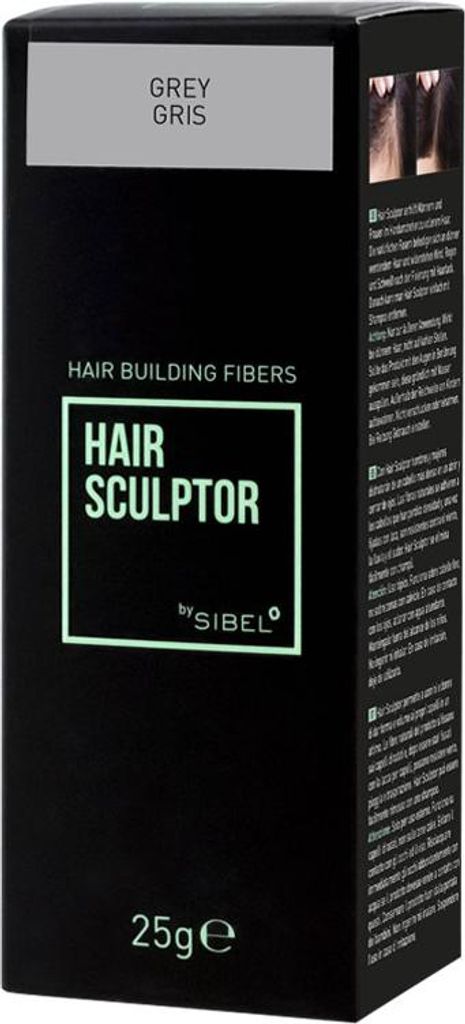 Sibel Hair Sculptor Hair Building Fibers Grey 25gr - verdickende Fasern