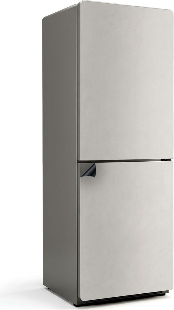 Pastellbeige Farbe – Magnetische Kühlschrank Abdeckung – Dekorfolie magnetisch Küche – Kühlschrank Magnet Deko – selbstklebende Magnetta...
