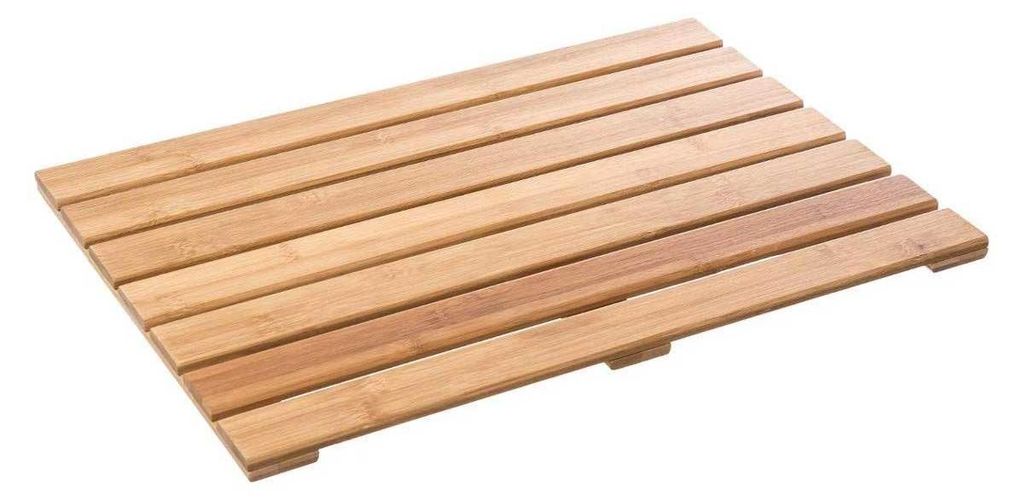 Drevená rohožka z bambusu, 53 x 36 x 1,6 cm Obrázok produktu 