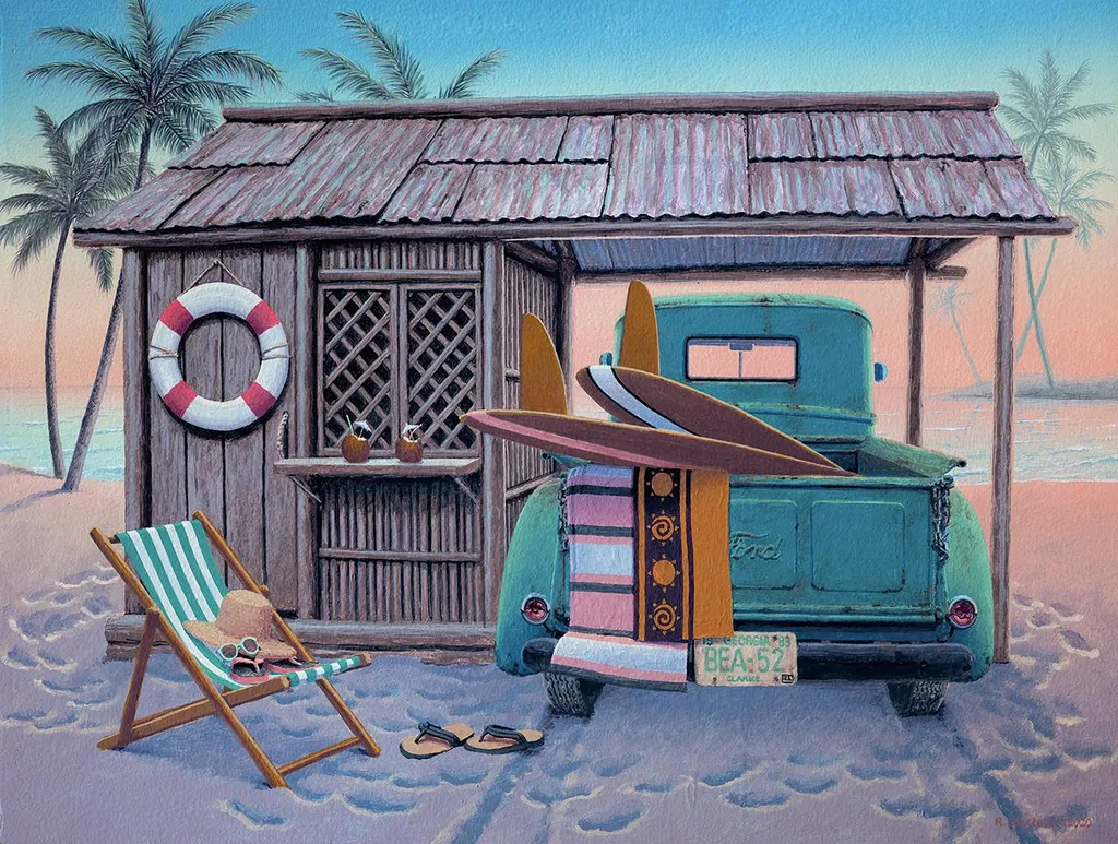 Puzzle de relaxation 500 pièces Love Shack - Activité bien-être