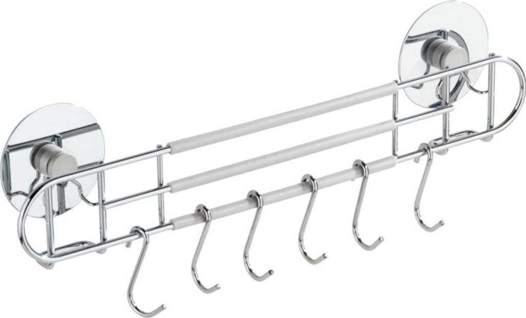 WENKO TurboFIX Küchen-Reling mit 6 Haken, Befestigen ohne Produktbild 
