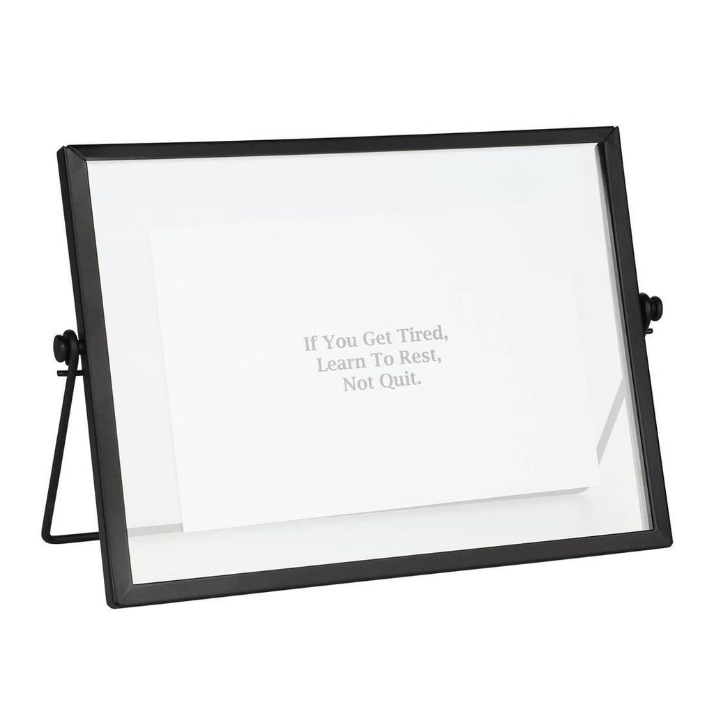 Bilderrahmen RENABIE Stahl, Glas schwarz L:20.5cm B:1.2cm Produktbild 