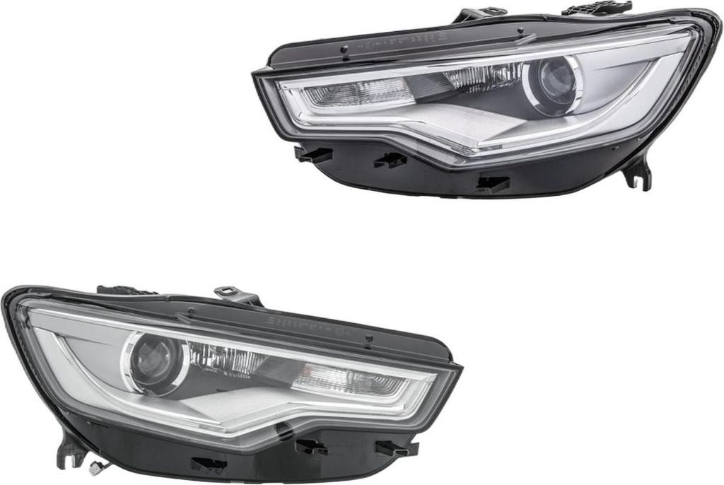Hauptscheinwerfer-Set 12 V PSY24W LED D3S/H7 Bi-Xenon HELLA für u.a. AUDI A6