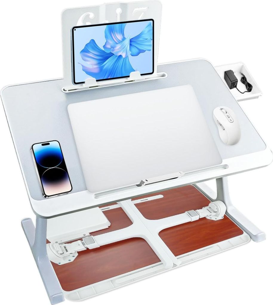 Klappbare Laptop-Bed-Tisch - Verstellbar und Tragbar - Ideal für den Hausgebrauch