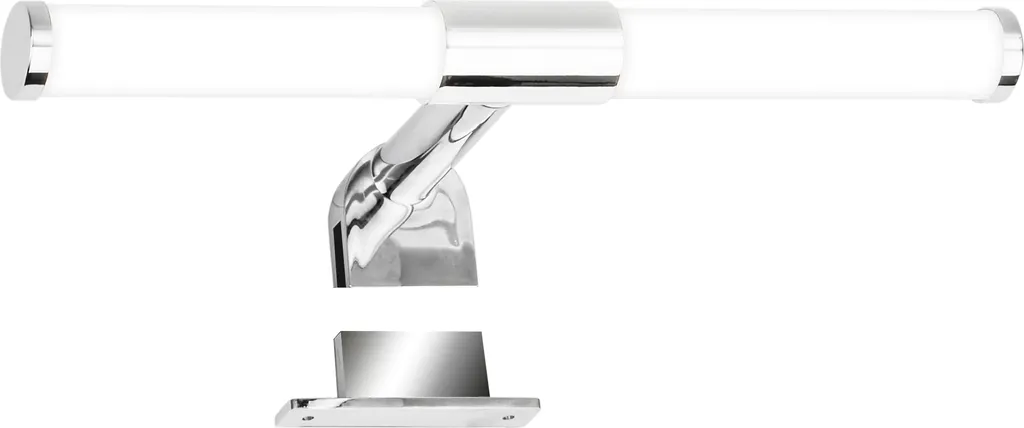 Briloner Sala Lampe LED Miroir Salle de Bain IP44 Chrome 30cm Montage 2-en-1