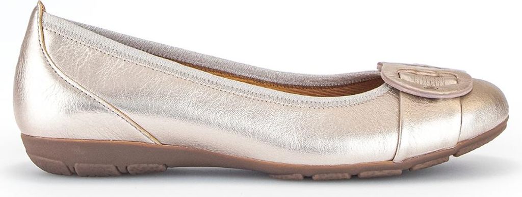 Gabor 4.163.62_6, Ballerina in Gold für Damen, Größe 39