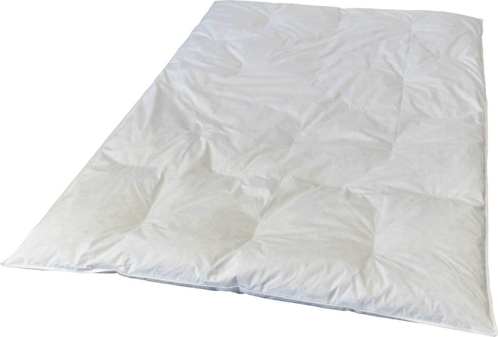 Bettdecke Feder Daune Oberbett 135x200cm Baumwolle Natur Produktbild 